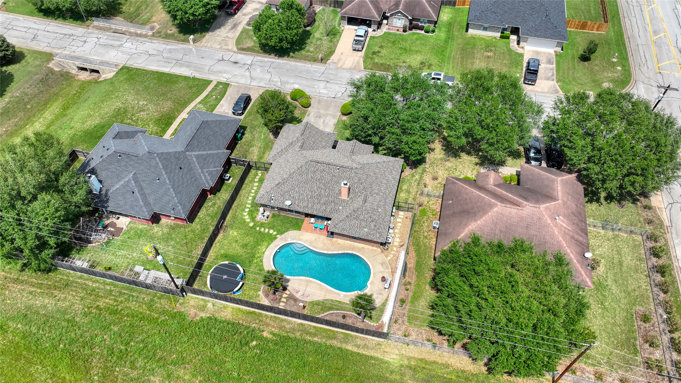 1608 Allison Street Brenham, TX 77833 - Photo 15 of 16 an aerial view of a house