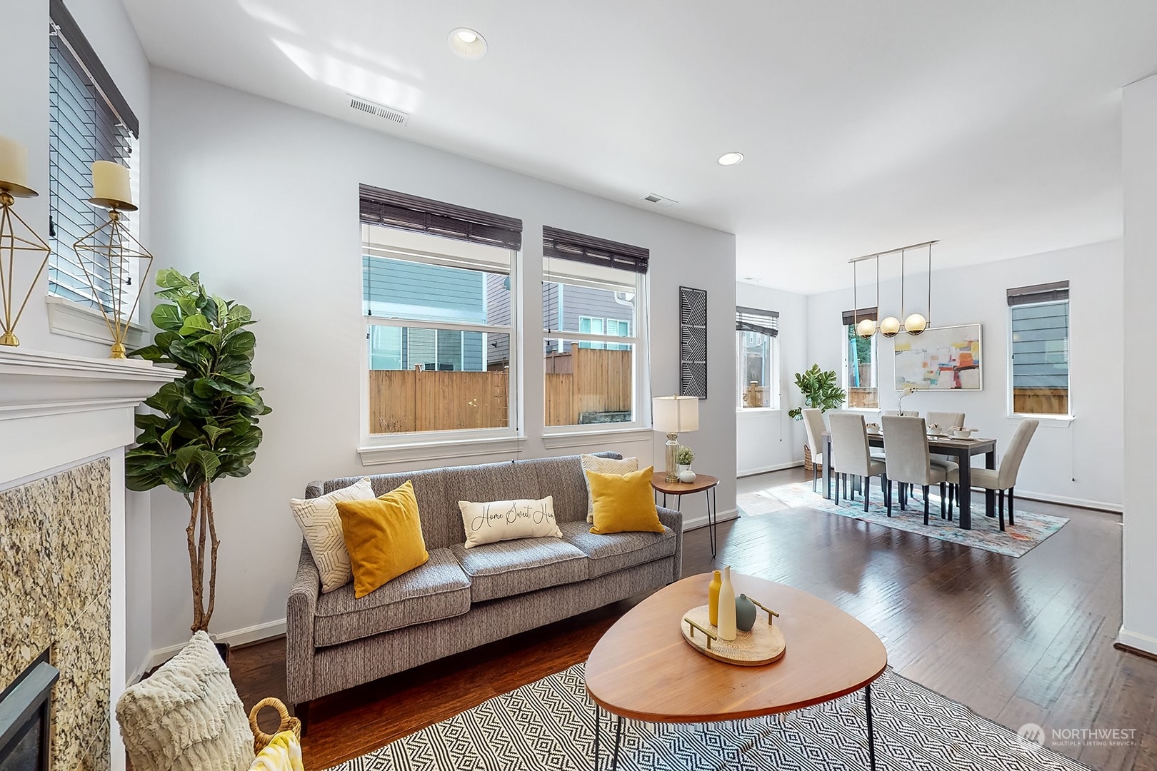 3602 195th Place Southeast Bothell, WA 98012 - Photo 5 of 28 a living room with furniture potted plant and a large window