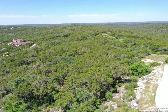 a view of a city with an outdoor space