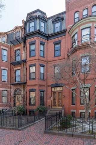 a front view of a building