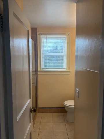 a bathroom with a toilet