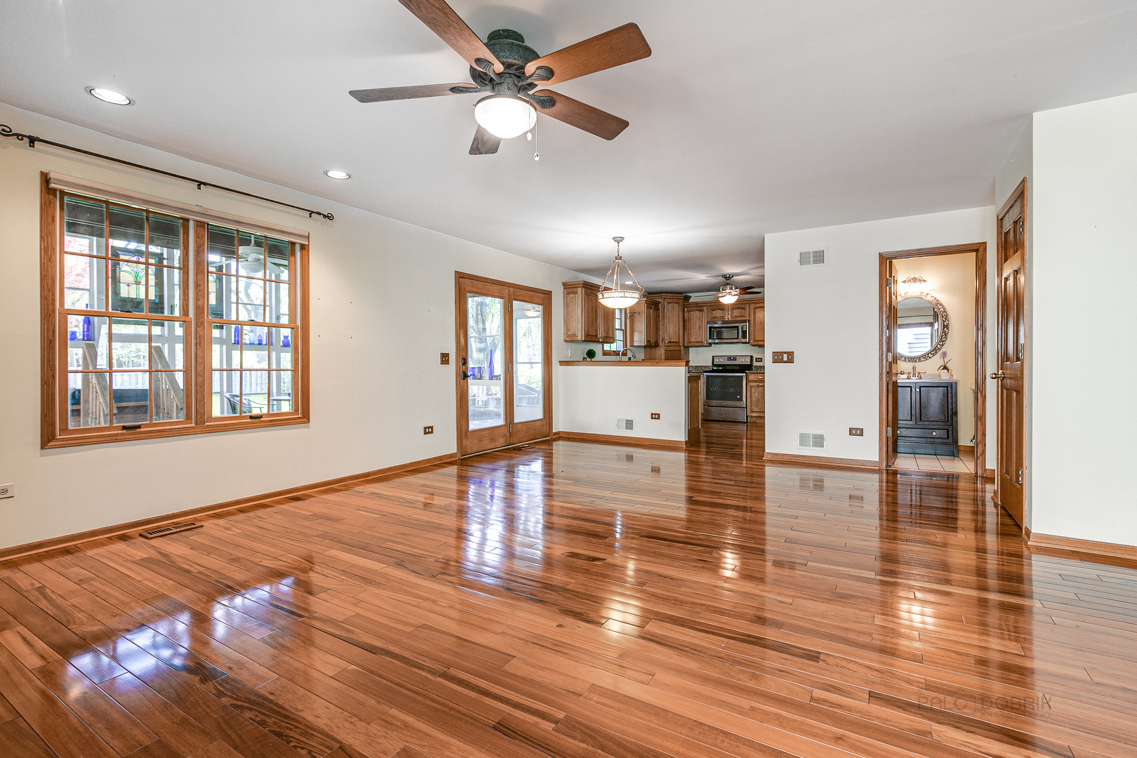 4727 Middle Road Gurnee, IL 60031 - Photo 6 of 29 a view of empty room with wooden floor and window
