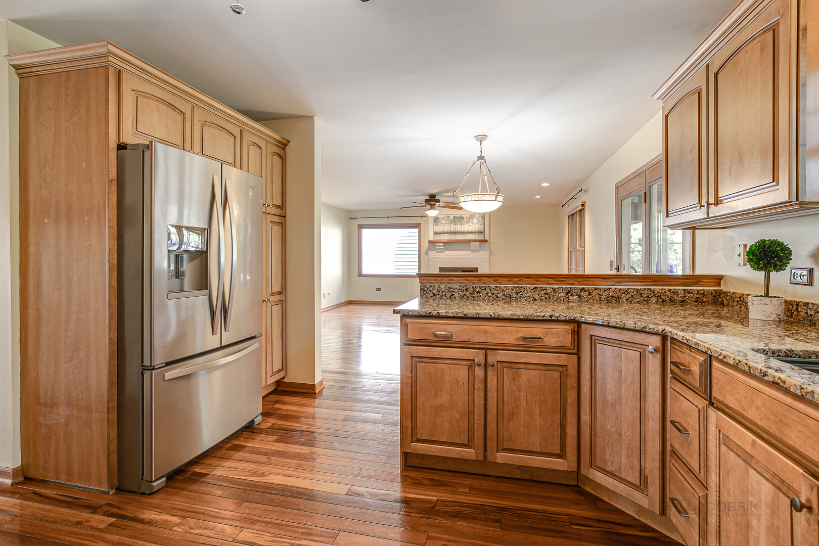 4727 Middle Road Gurnee, IL 60031 - Photo 10 of 29 a kitchen with stainless steel appliances granite countertop a refrigerator a sink and a stove