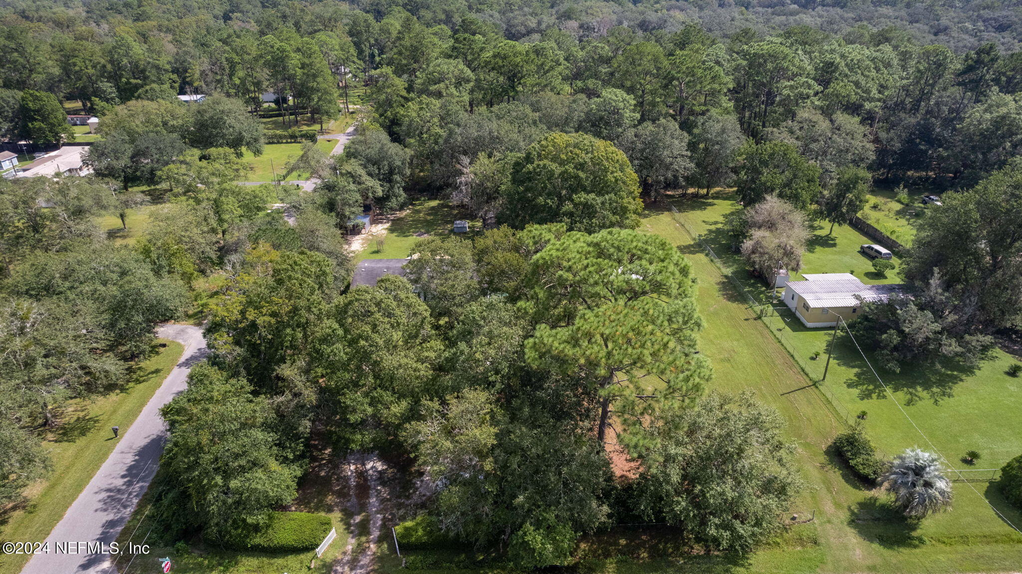 3809 Rancho Road Jacksonville, FL 32221 - Photo 63 of 69 a view of a forest with a houses