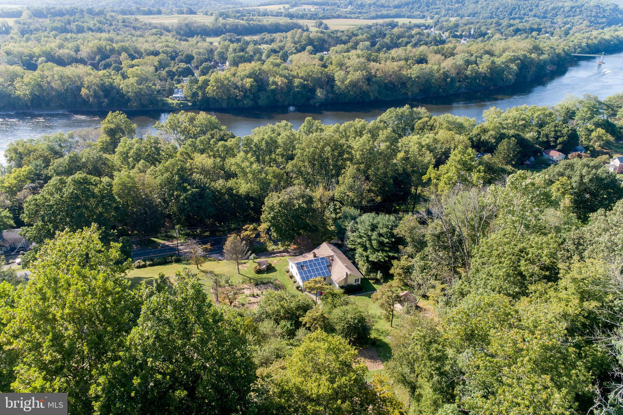 670 Riegelsville Milford Road Milford, NJ 08848 - Photo 25 of 26 Ariel showing seasonal river views!