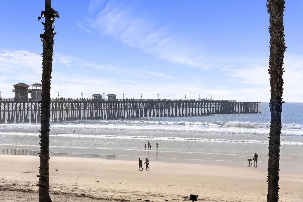 400 The Strand North, Unit 27 Oceanside, CA 92054 - Photo 22 of 25 a view of ocean with a street