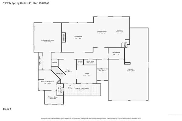 $1,019,300 | 1962 North Spring Hollow Place, Star, ID 83669