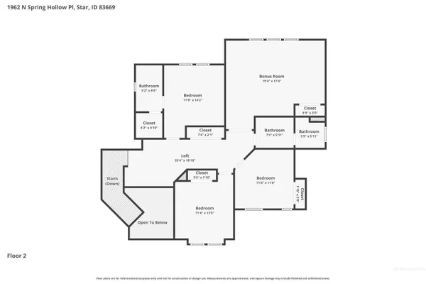 $1,019,300 | 1962 North Spring Hollow Place, Star, ID 83669