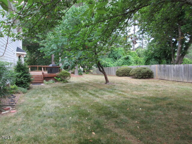 200 Raindrop Court Raleigh, NC 27615 - Photo 4 of 61 a view of a backyard