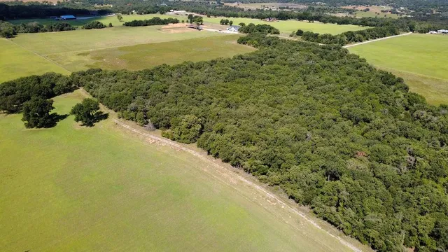 a view of a lake with a houses