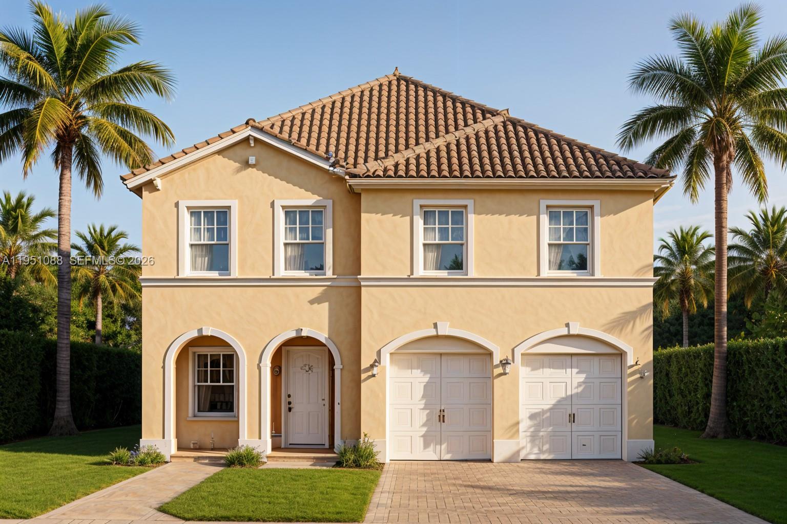 13350 Southwest 272nd Street Homestead, FL 33032 - Photo 1 of 35 a front view of a house with a garden