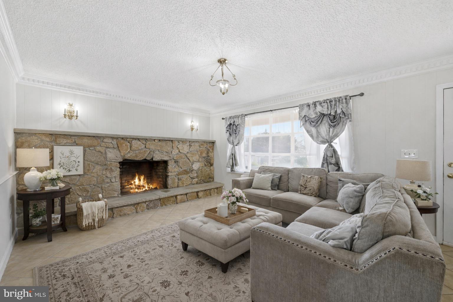 613 Overlook Street Culpeper, VA 22701 - Photo 4 of 15 a living room with furniture and a fireplace