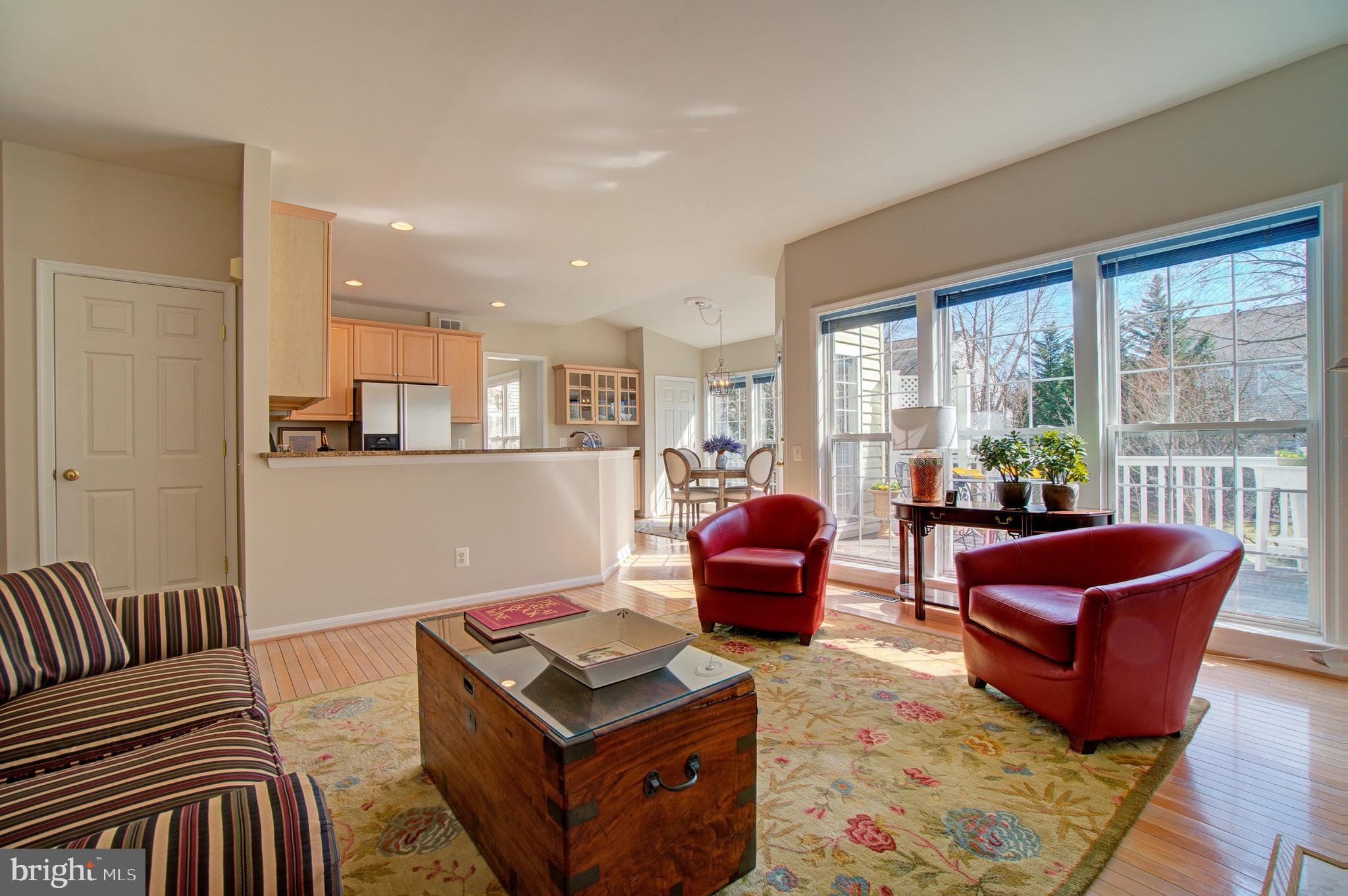 12407 Brown Fox Way Reston, VA 20191 - Photo 16 of 45 Family Room - opens to the Deck and Kitchen