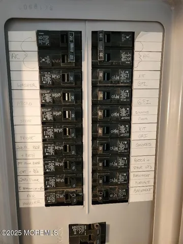 a close up of a mirror