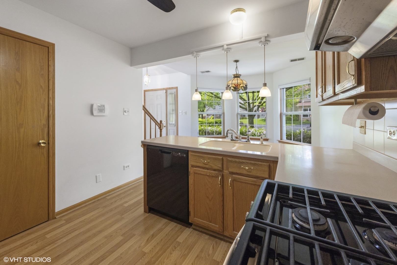 8060 Capra Trail Darien, IL 60561 - Photo 10 of 21 a kitchen with wooden cabinets and a sink