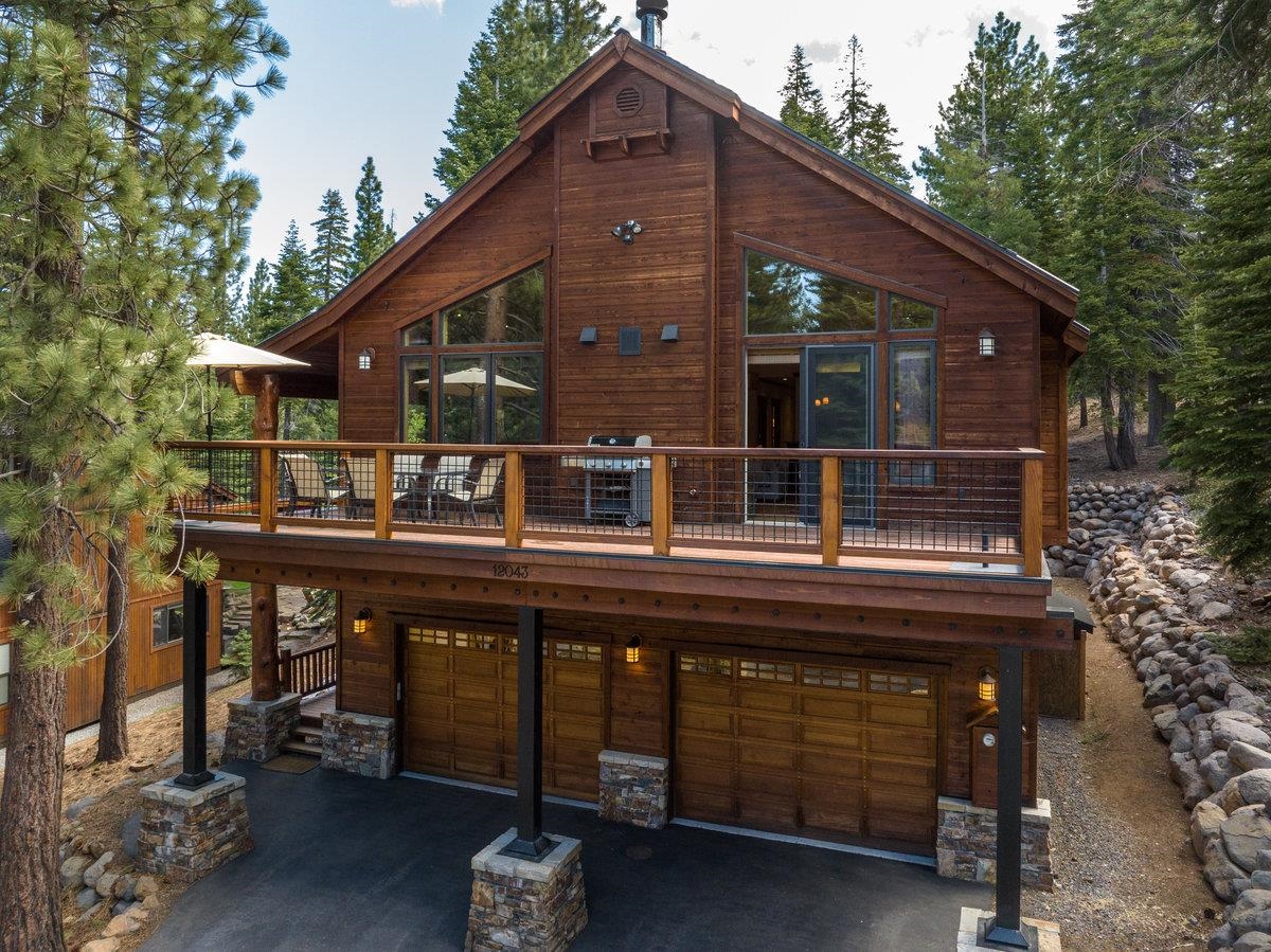 12043 Brookstone Drive Truckee, CA 96161 - Photo 1 of 21 a front view of house with a balcony