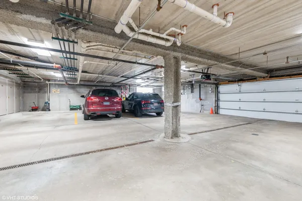 a view of a car parking garage