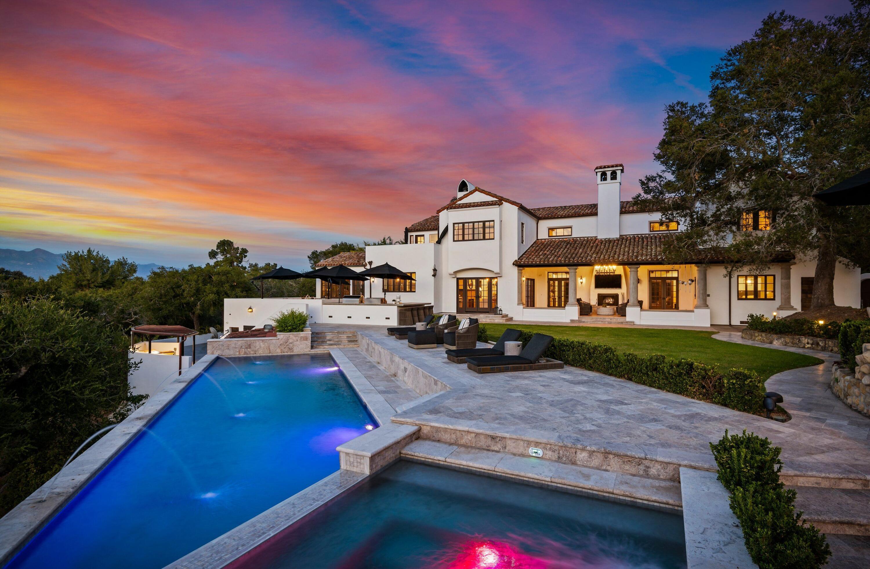 695 Via Hierba Santa Barbara, CA 93110 - Photo 4 of 70 a front view of a house with a yard table and chairs