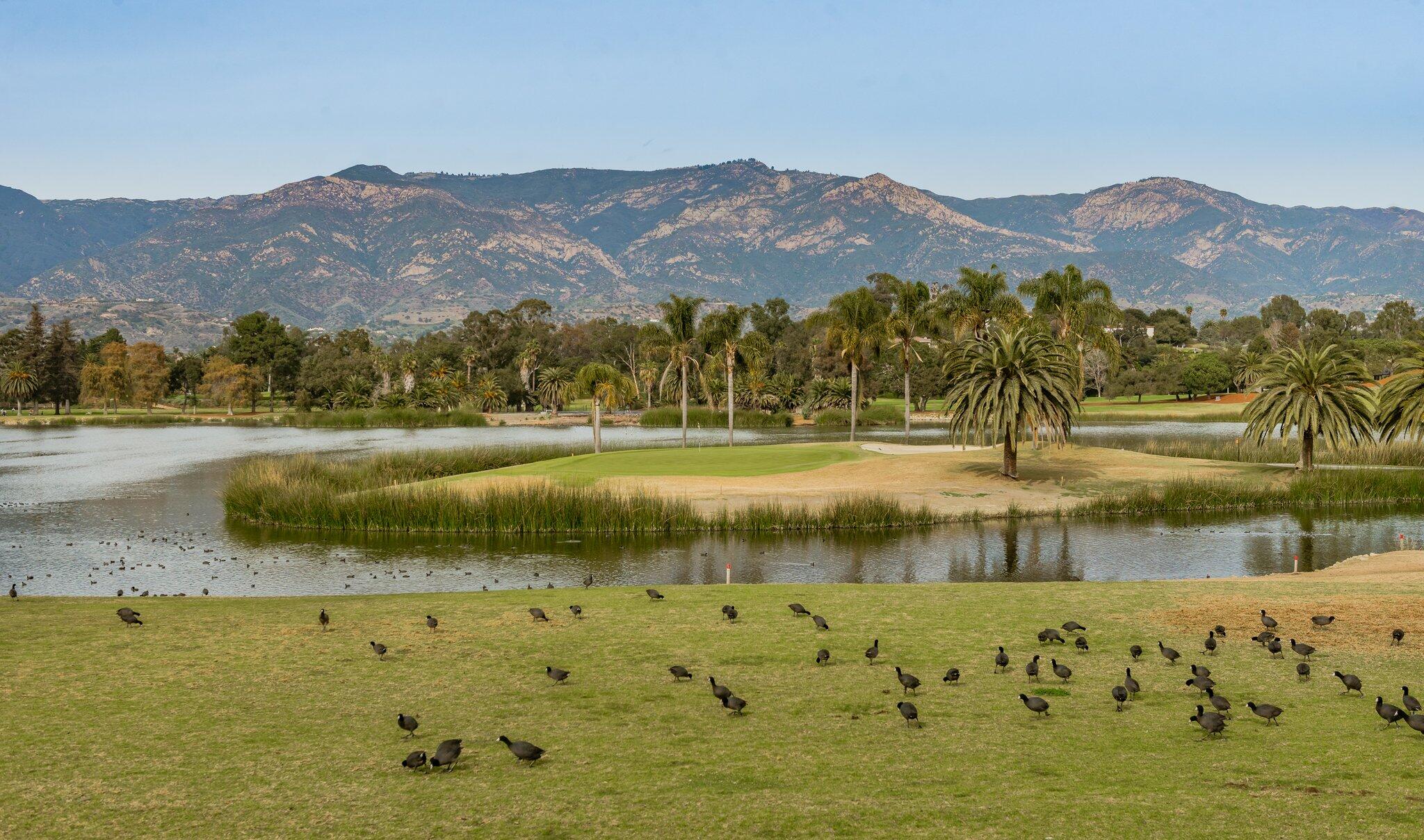 695 Via Hierba Santa Barbara, CA 93110 - Photo 67 of 70 a view of a lake with mountains in the background