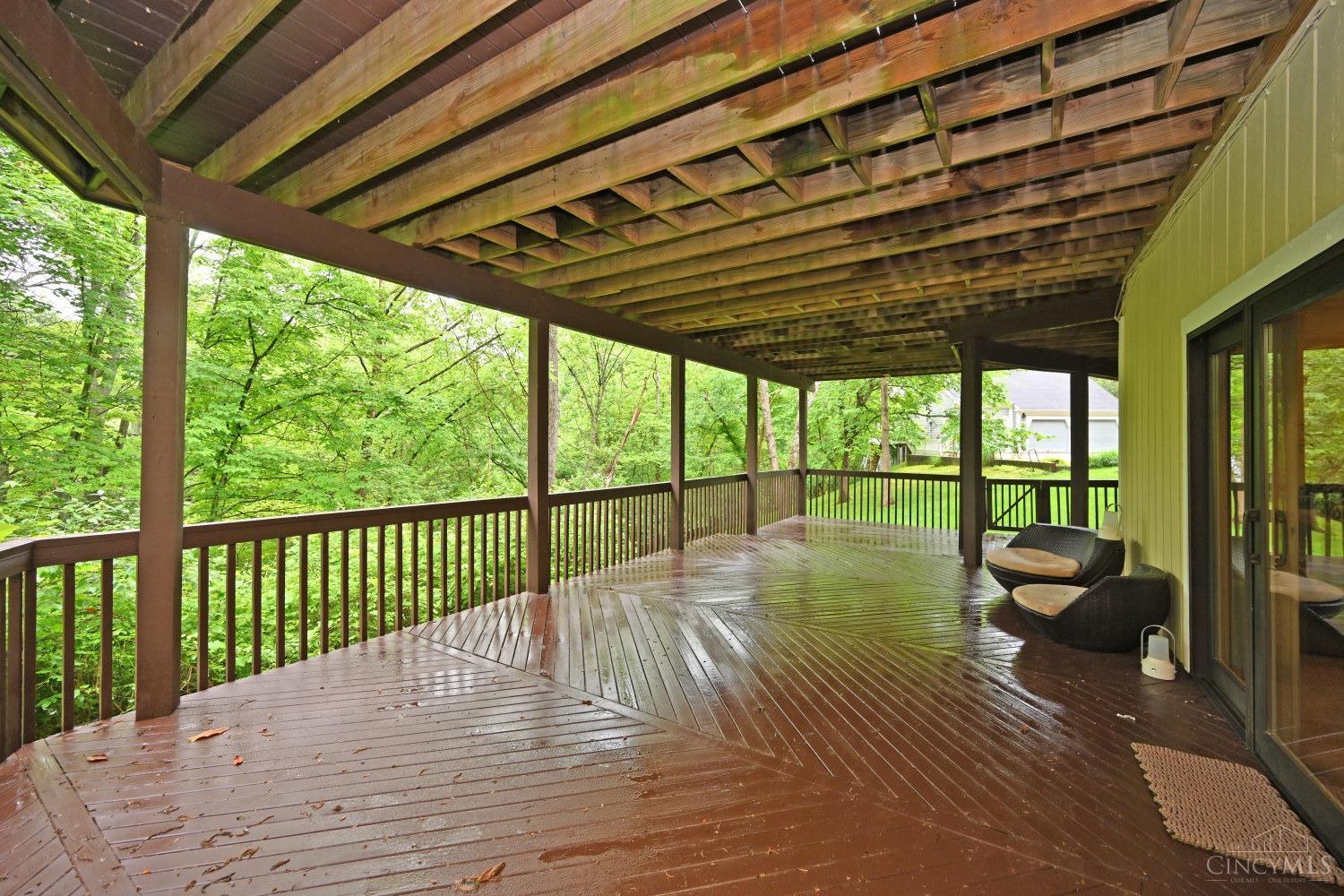 7811 Hopper Road Cincinnati, OH 45255 - Photo 41 of 48 Lower level deck provides endless entertainment space or retreat from it all!