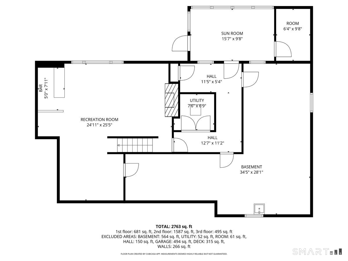 12 South Mountain Road Brookfield, CT 06804 - Photo 39 of 39 a picture of a floor plan
