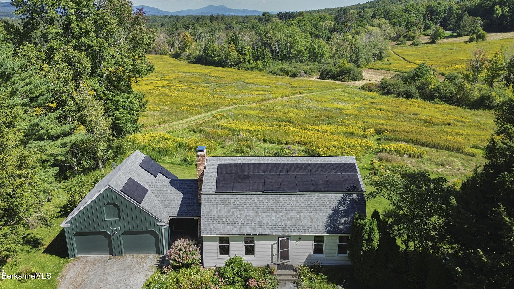 261 Osceola Road Richmond, MA 01254 - Photo 3 of 45 Aerial View - Front of House