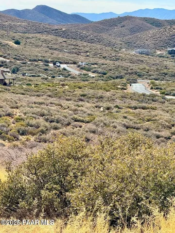 a view of an lake and mountain