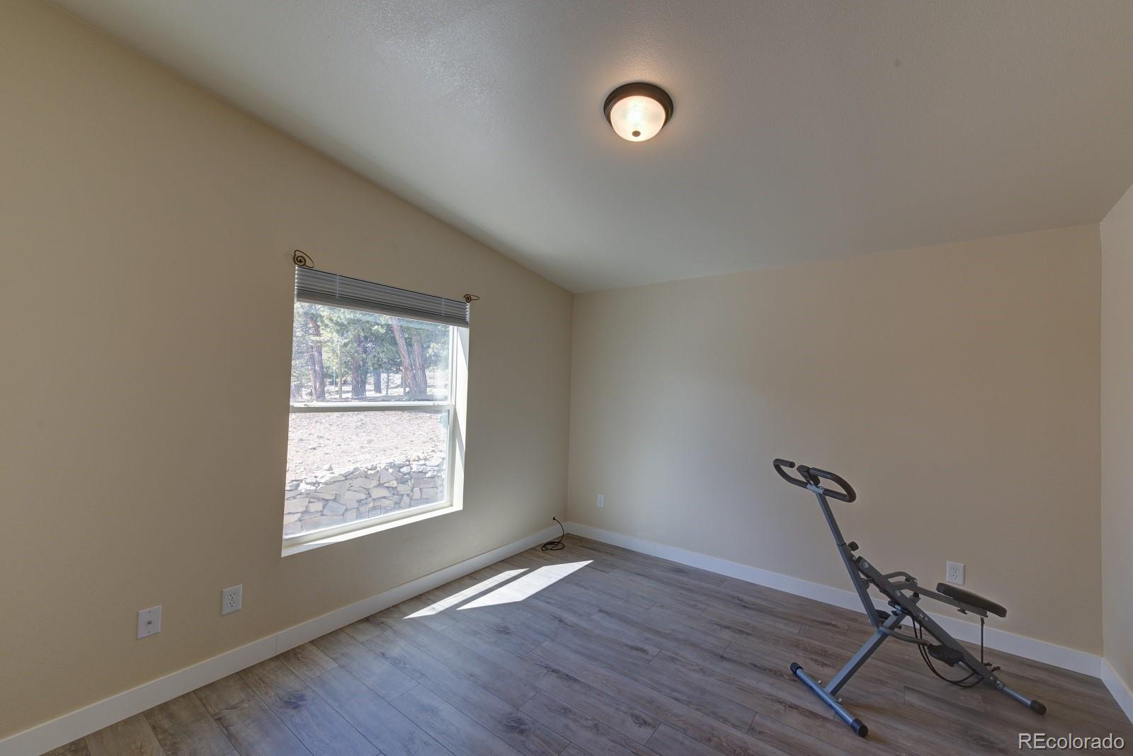 1373 Singletree Road Hartsel, CO 80449 - Photo 32 of 40 a view of room with wooden floor and windows