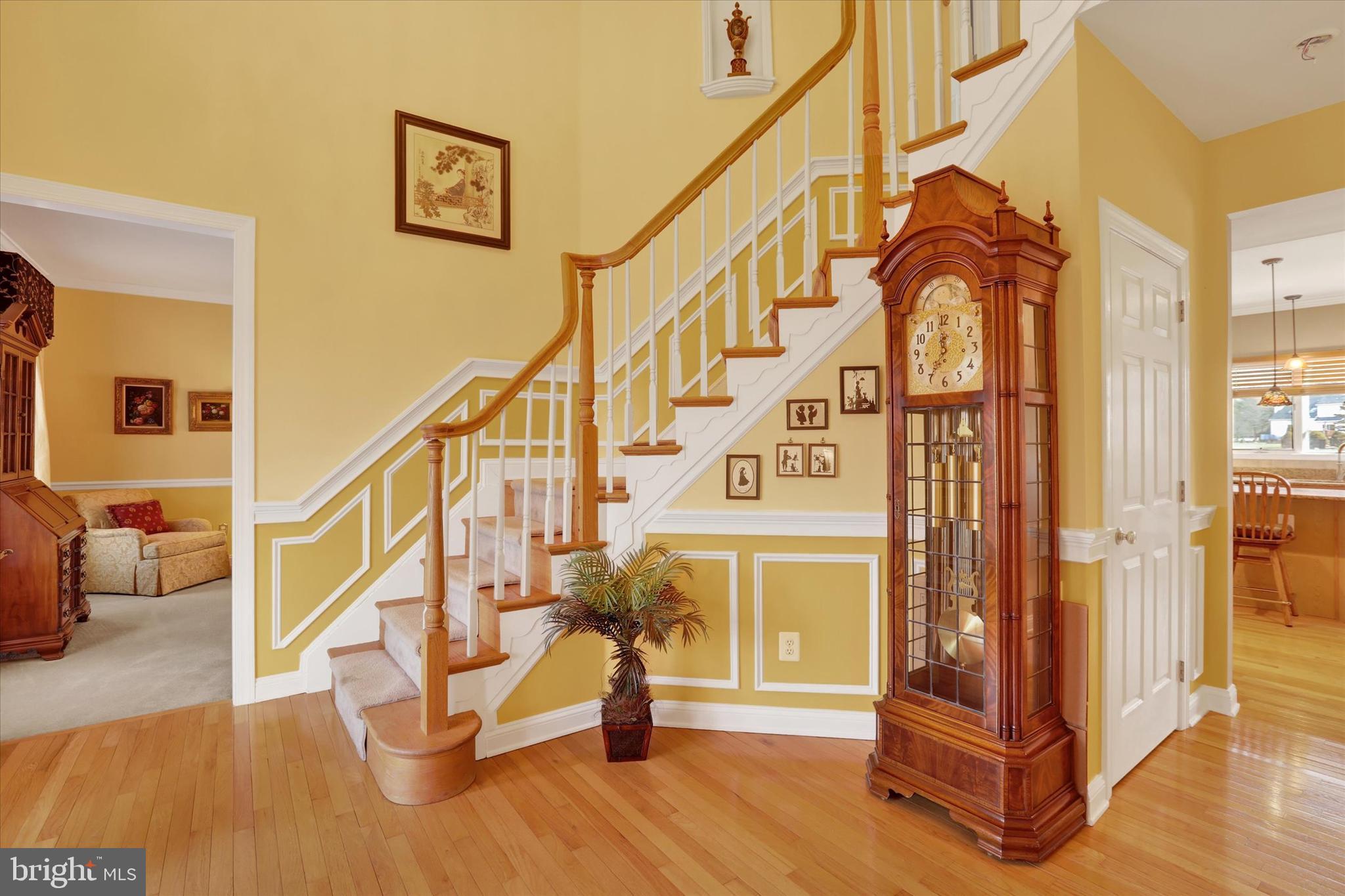 4615 Twinbrook Circle Doylestown, PA 18902 - Photo 4 of 30 a view of entryway with wooden floor and stairs