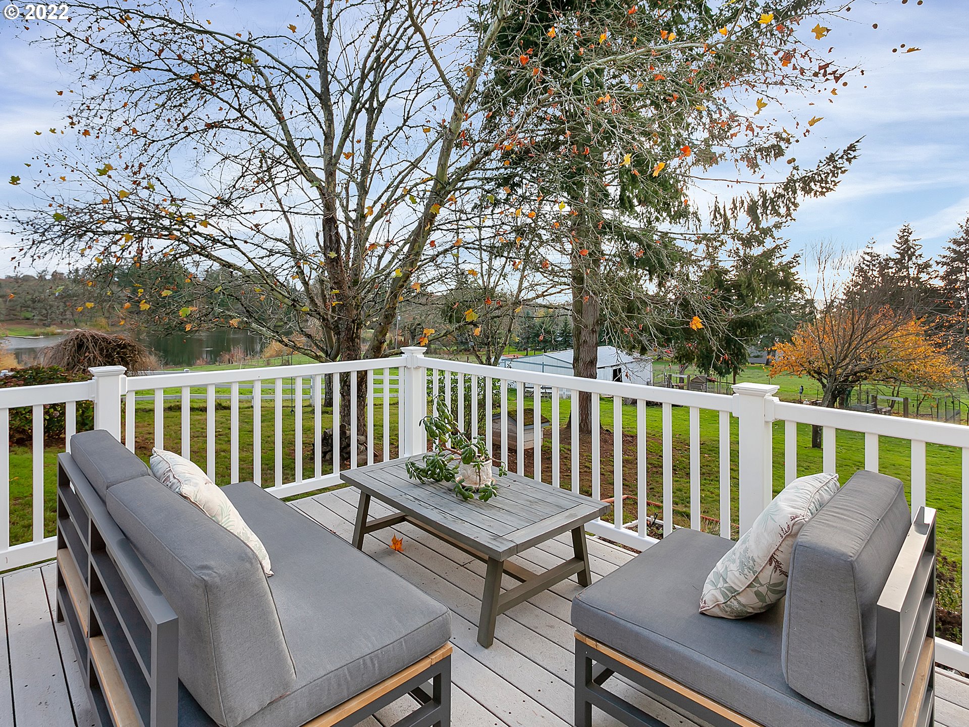 10292 Liberty Road South Salem, OR 97306 - Photo 25 of 32 a view of a two chairs in the deck