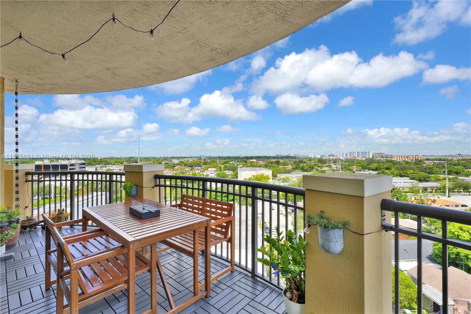 4242 Northwest 2nd Street, Unit 804 Miami, FL 33126 - Photo 21 of 30 a view of a balcony with lake view and mountain view