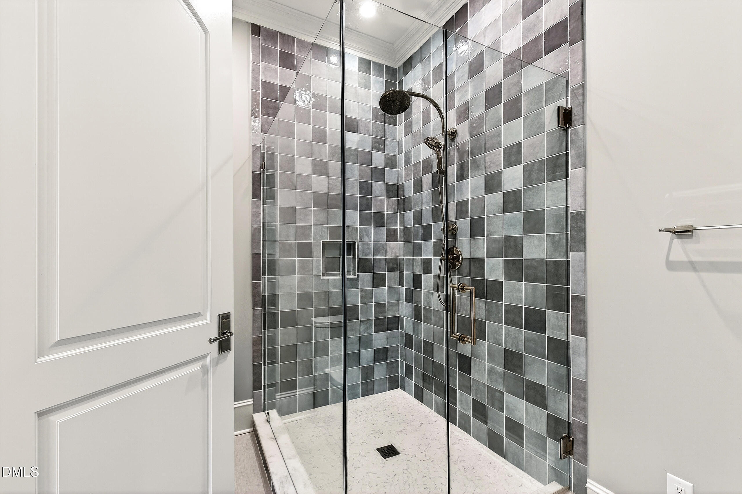 1404 Rock Dam Court Raleigh, NC 27615 - Photo 52 of 97 a bathroom with a shower and a sink