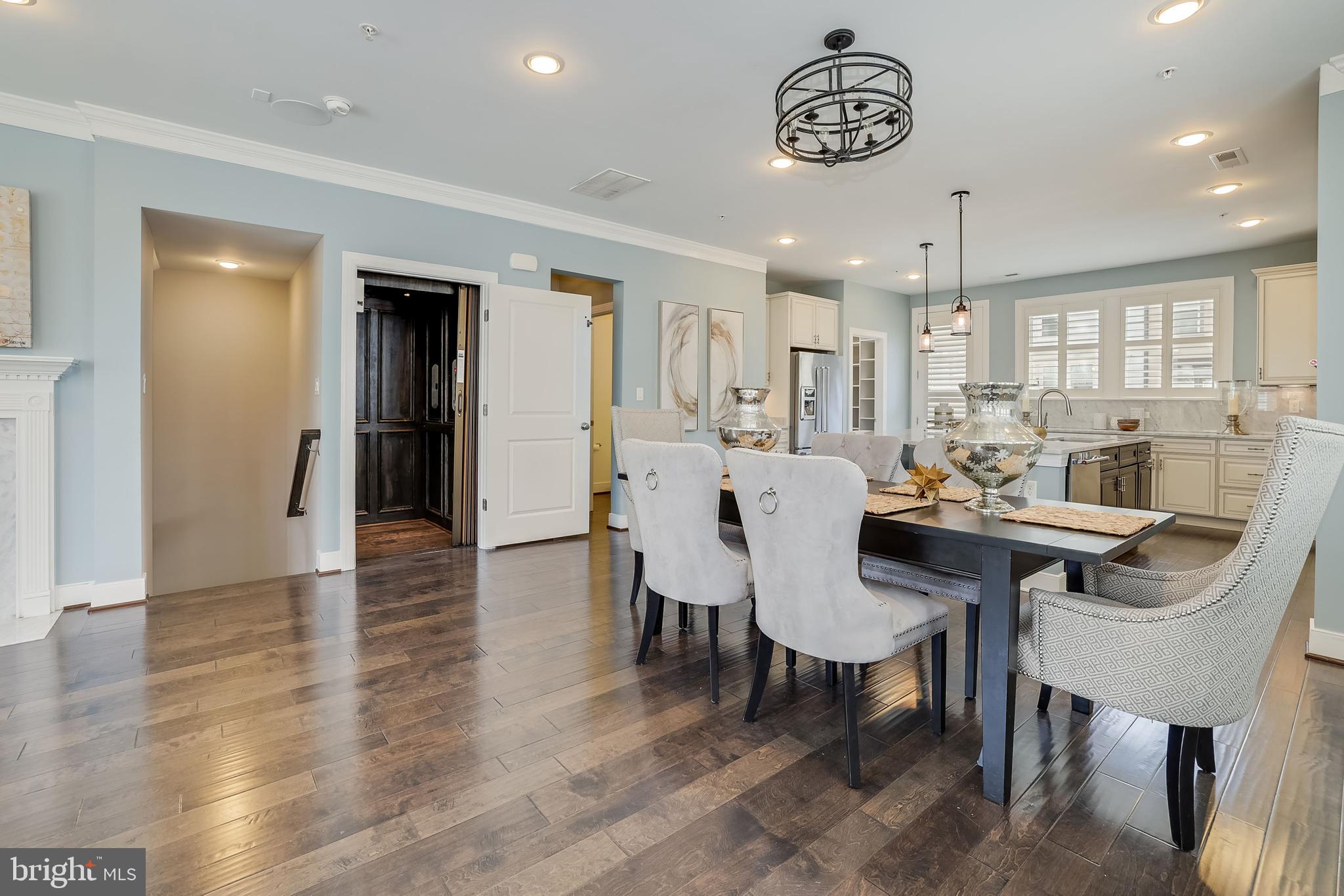 246 Baldwin Street Gaithersburg, MD 20878 - Photo 11 of 48 Dining Room View Into Kitchen