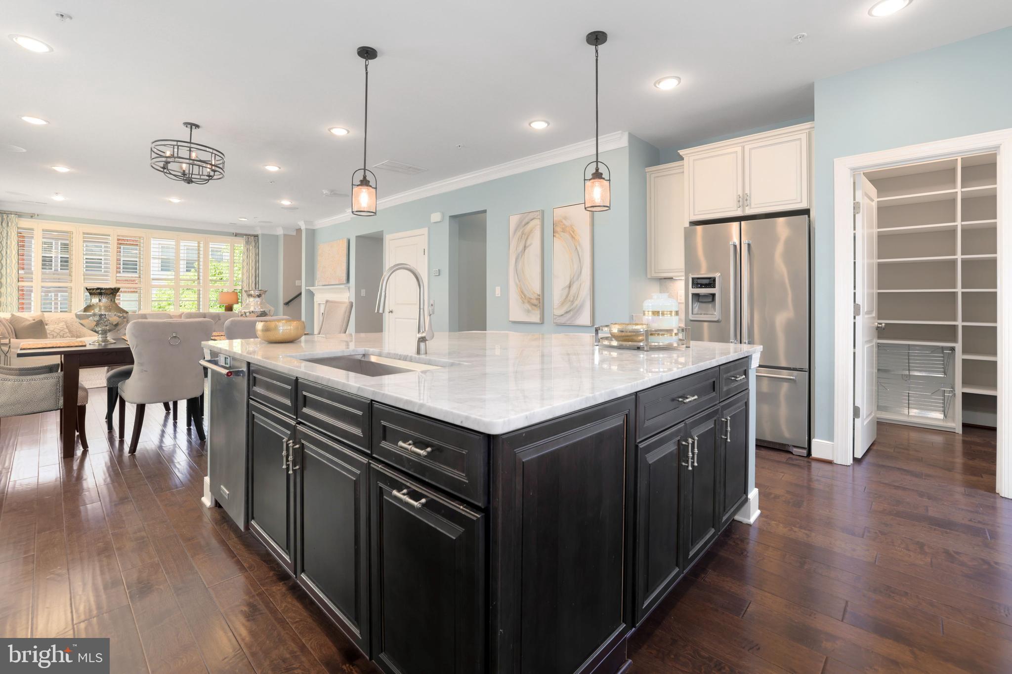 246 Baldwin Street Gaithersburg, MD 20878 - Photo 13 of 48 Kitchen View Into Open Layout