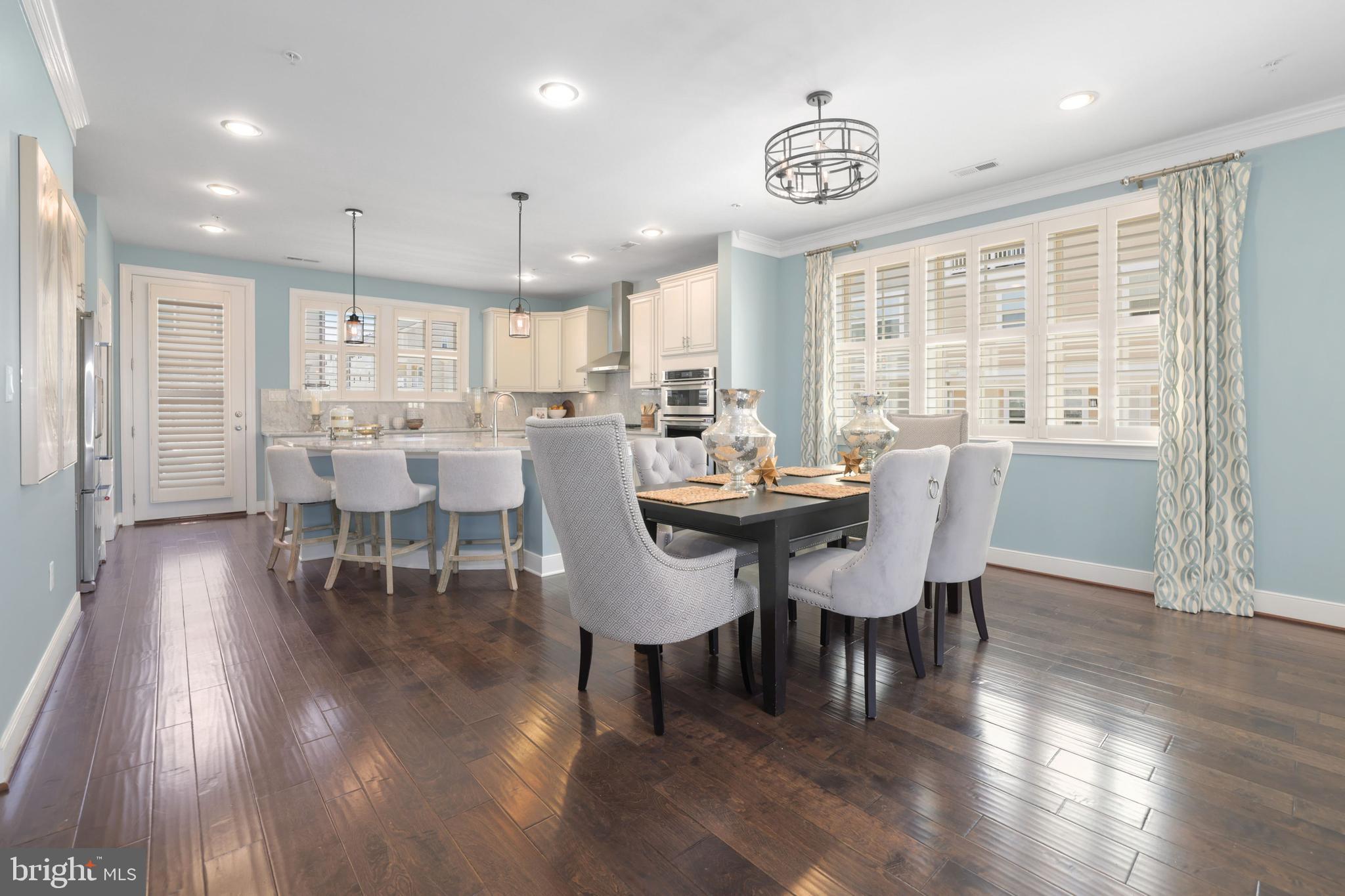 246 Baldwin Street Gaithersburg, MD 20878 - Photo 9 of 48 Dining Room View Into Kitchen