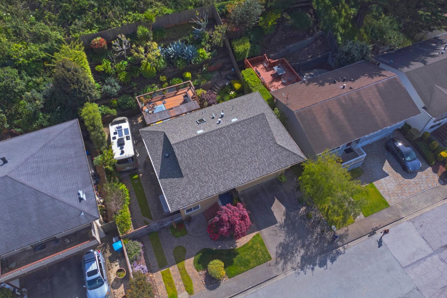 803 Big Bend Drive Pacifica, CA 94044 - Photo 42 of 47 an aerial view of a house with outdoor space