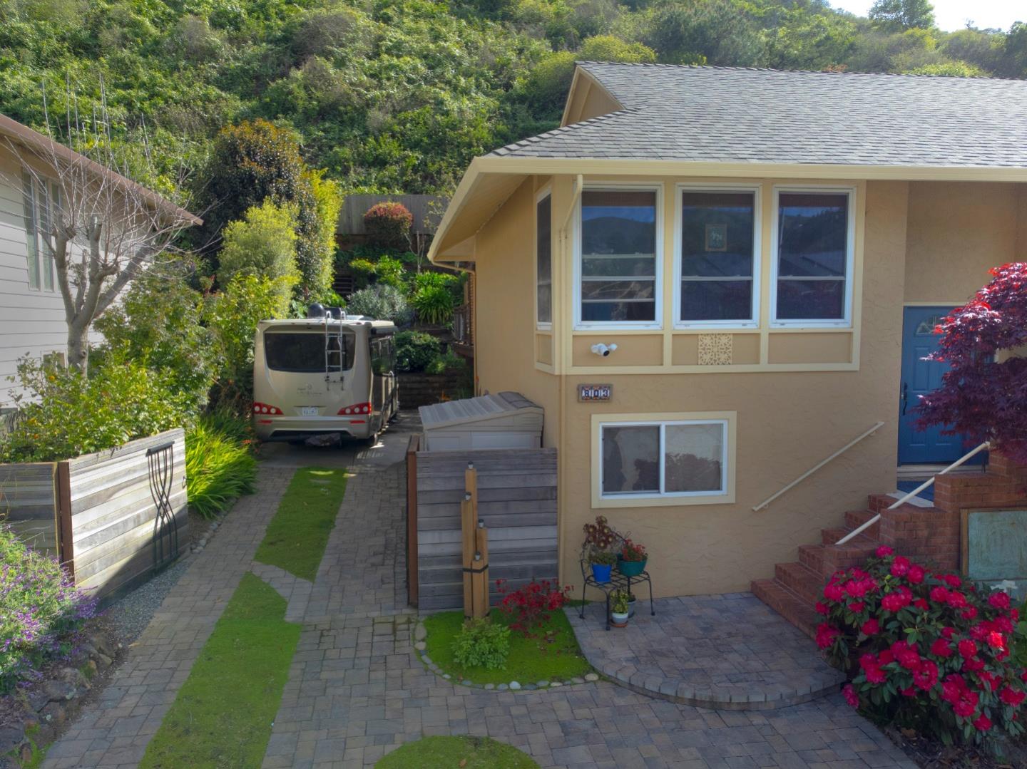 803 Big Bend Drive Pacifica, CA 94044 - Photo 43 of 47 a view of a house with a yard
