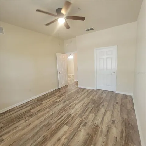 wooden floor in an empty room