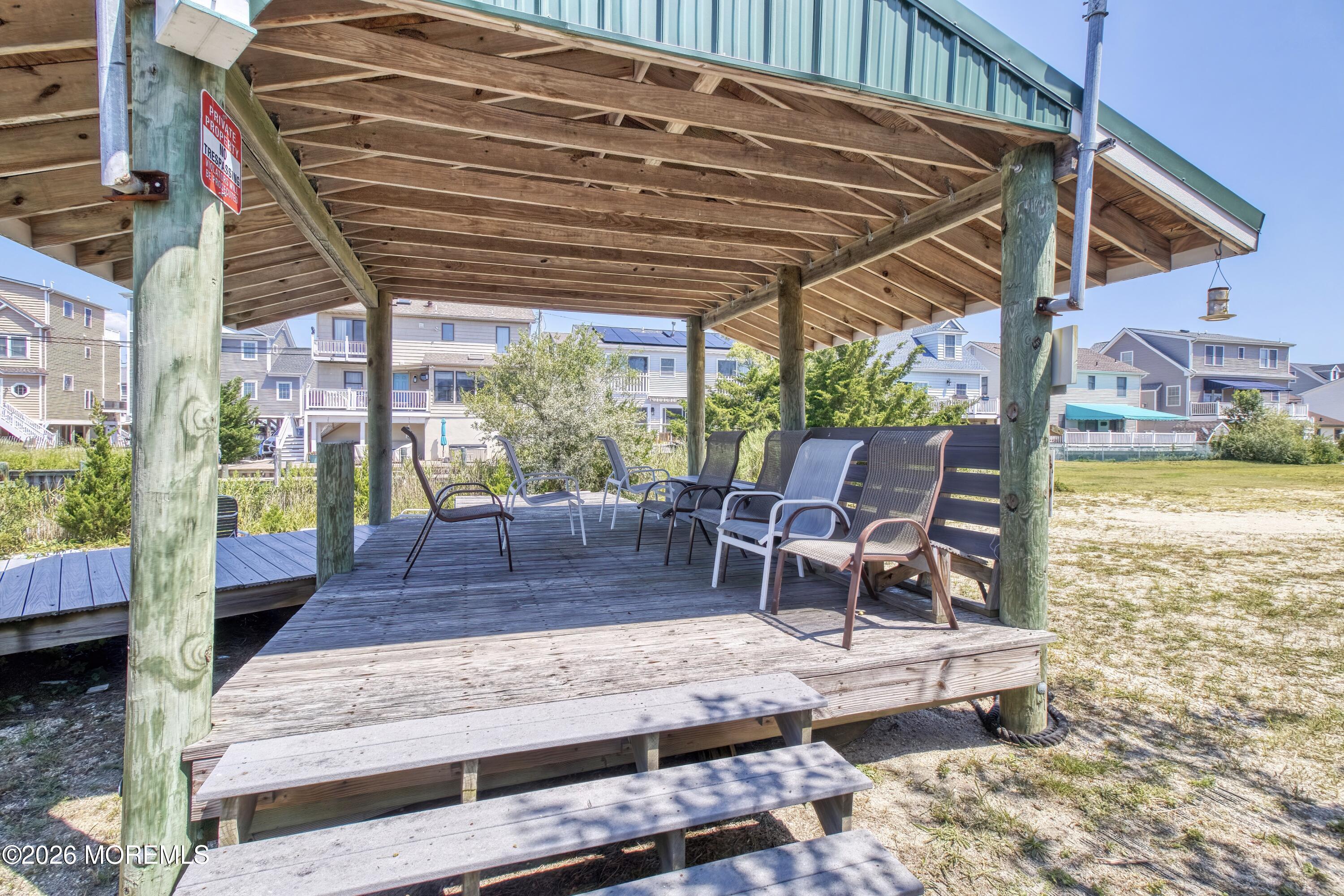 46 West Rutherford Lane Lavallette, NJ 08735 - Photo 48 of 58 Gazebo to bay