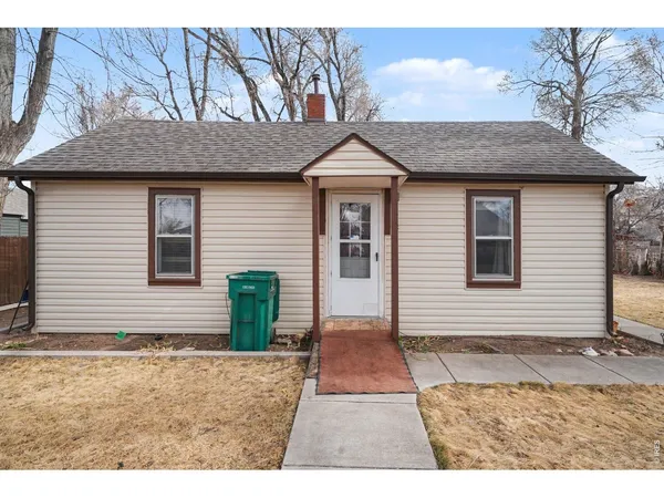 a backyard of a house