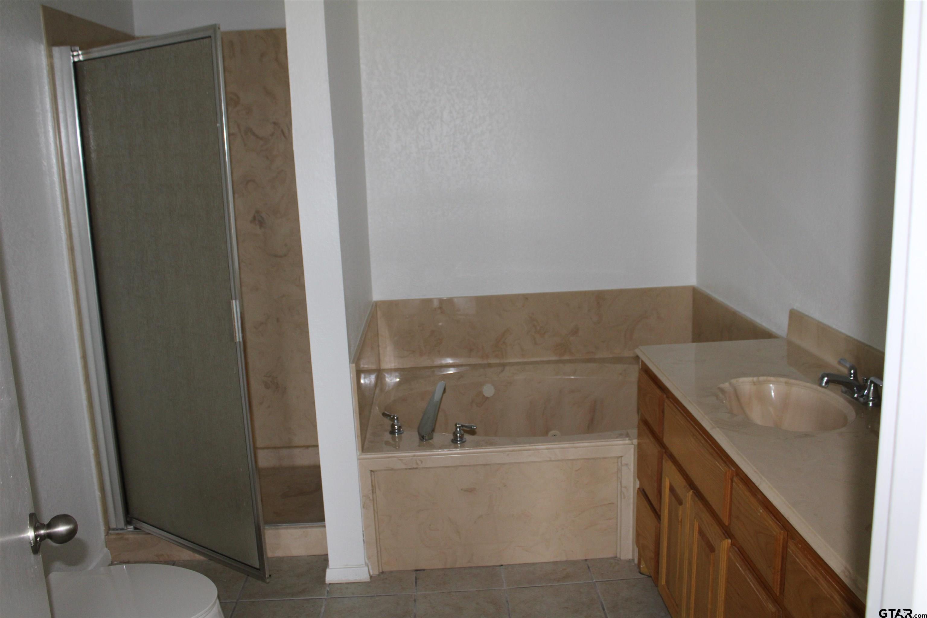 1055 County Road 1314 Rusk, TX 75785 - Photo 12 of 25 a bathroom with a tub sink and toilet