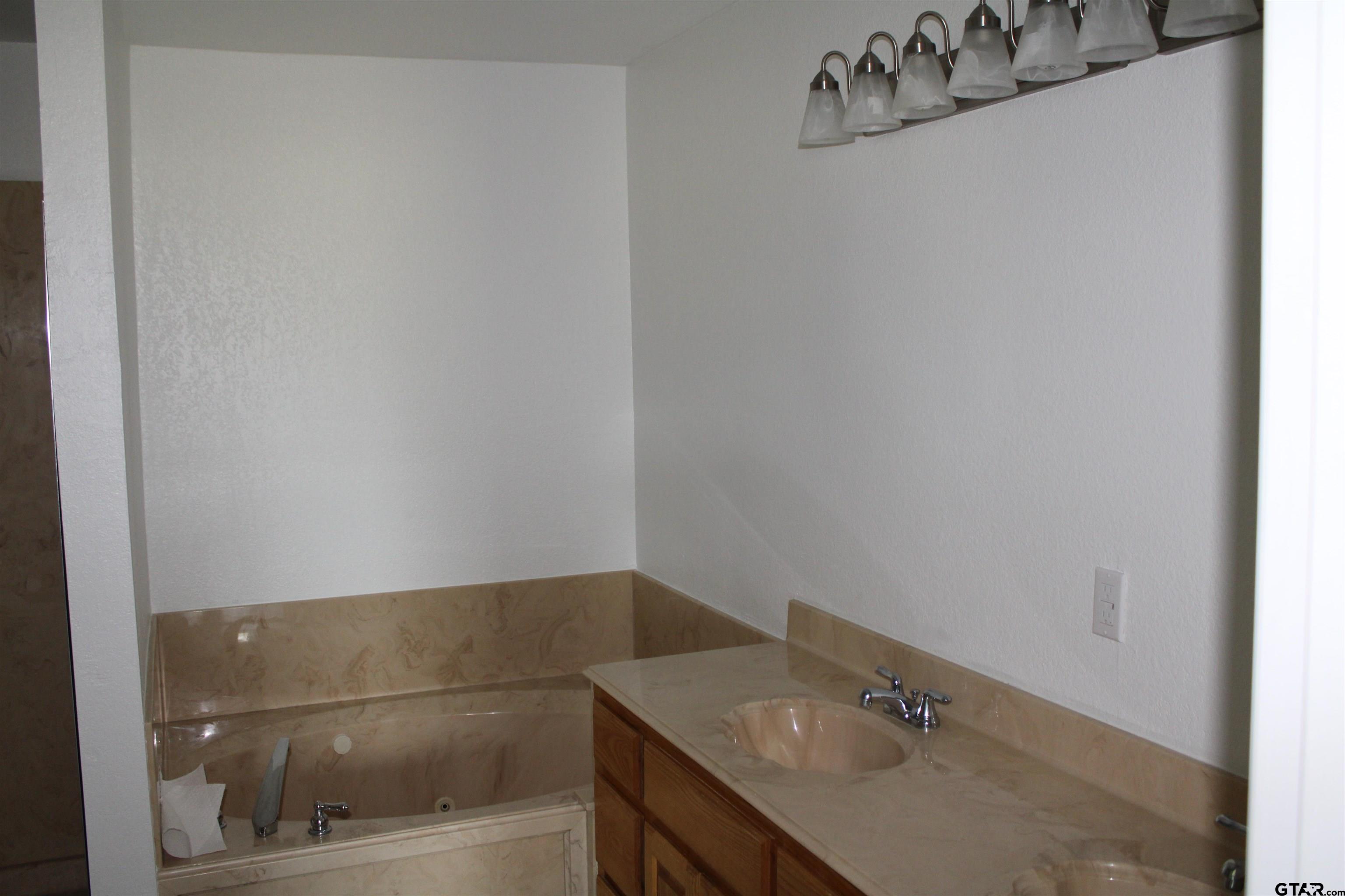 1055 County Road 1314 Rusk, TX 75785 - Photo 13 of 25 a bathroom with a sink and vanity