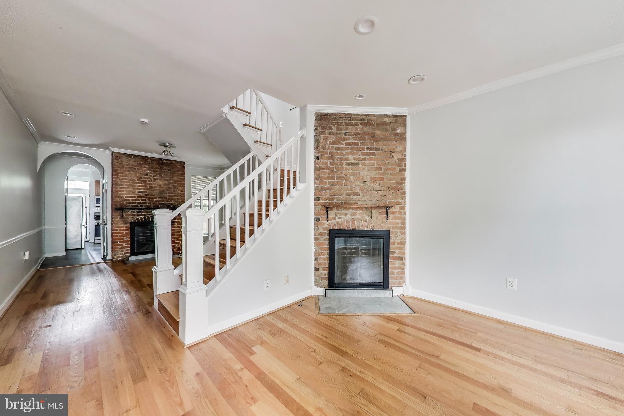 1327 1st Street Northwest Washington, DC 20001 - Photo 2 of 18 a view of entryway and hall with wooden floor