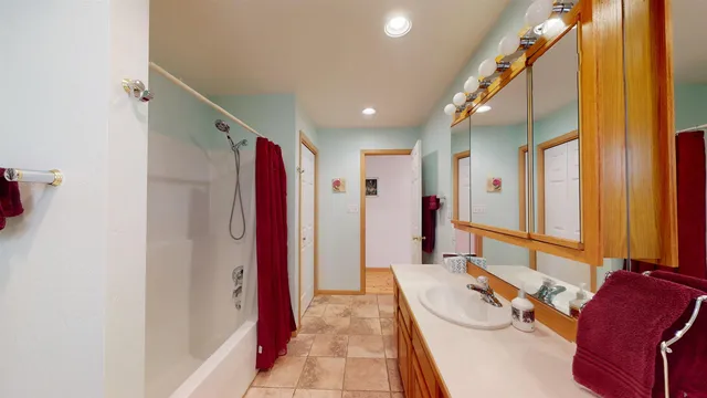 a very nice looking room with a large window