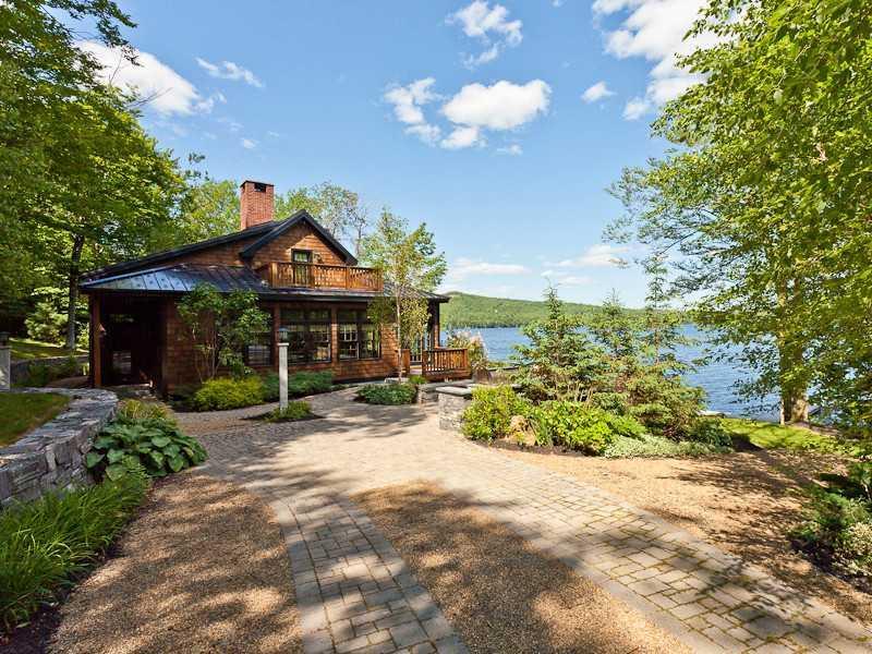 1321 Embden Pond Road Embden, ME 04958 - Photo 21 of 30 Exterior Front. Cottage from the...