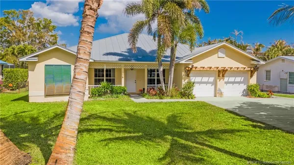 a view of a lake with houses