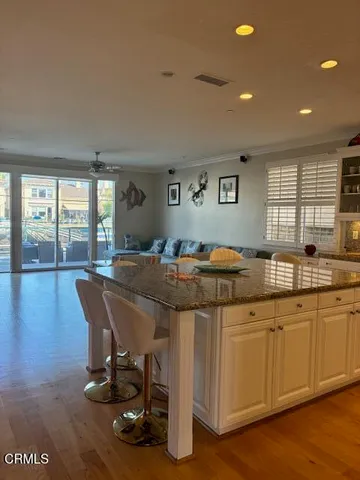 a living room with furniture and window