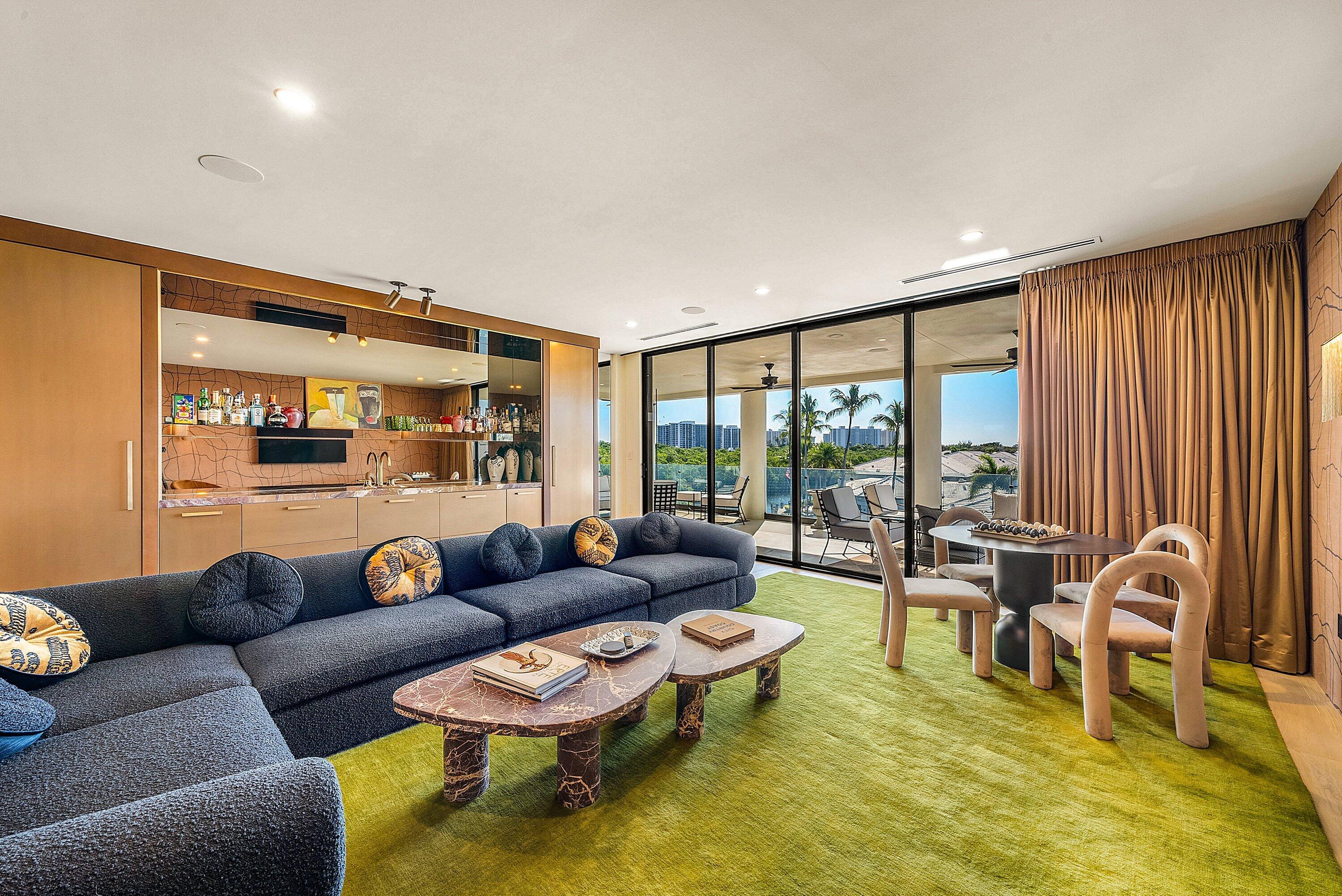 5344 Boca Marina Circle North Boca Raton, FL 33487 - Photo 41 of 85 Club Room w/ Full Bar