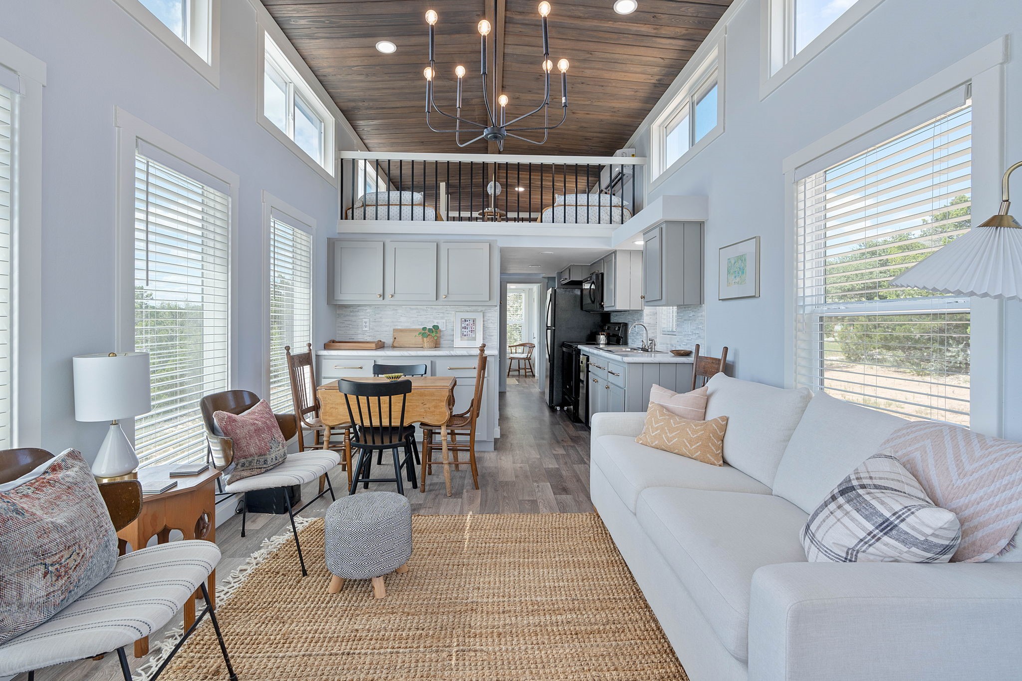 635 Ivean Pearson Road Lago Vista, TX 78645 - Photo 9 of 24 a living room with furniture and a large window