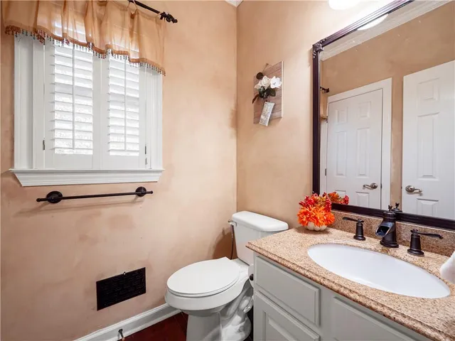 a view of a hallway view with staircase